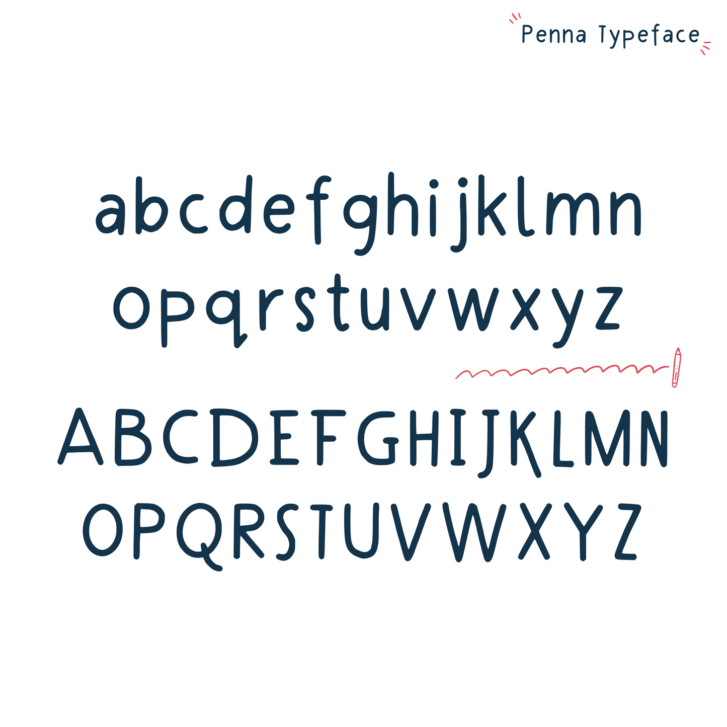Drafter Penne Hand-made Font - Suhasini Penna
