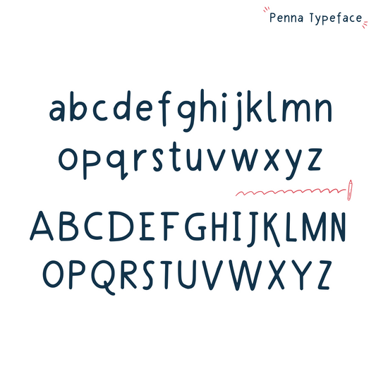 Drafter Penne Hand-made Font - Suhasini Penna