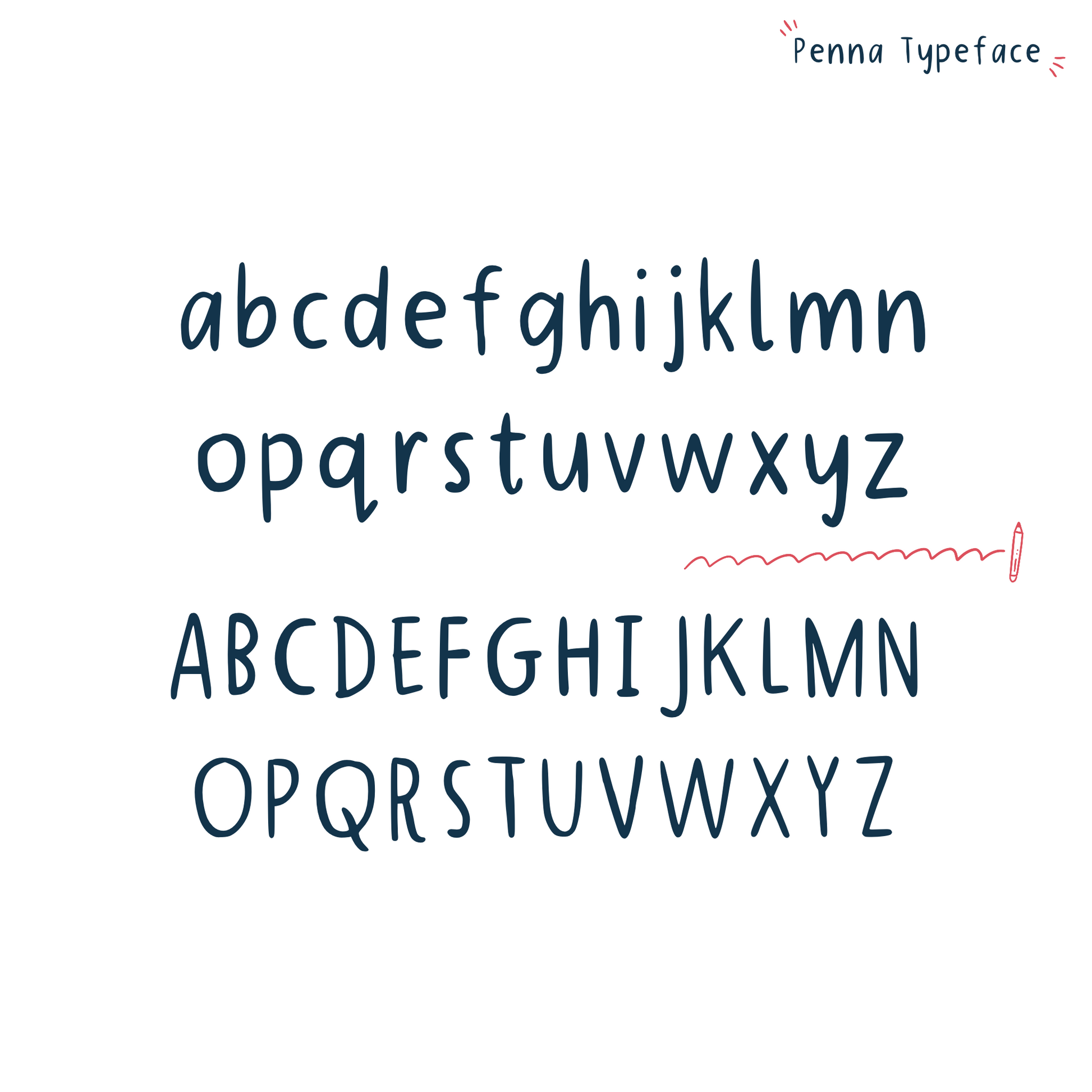 Penna- Light Hand-made Font - Suhasini Penna