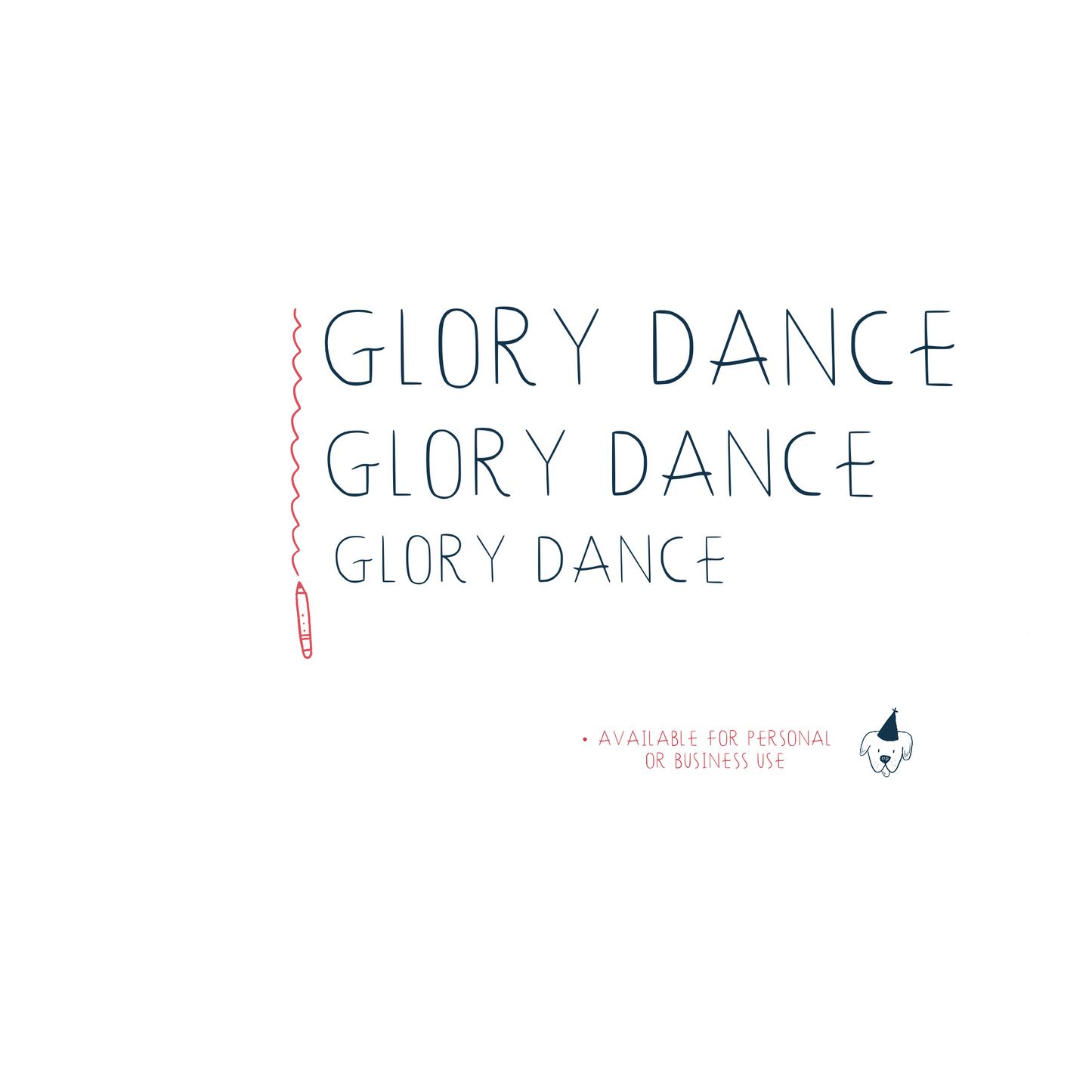 Glory dance Hand-made Font - Suhasini Penna