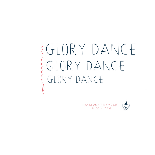 Glory dance Hand-made Font - Suhasini Penna